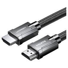 UGREEN 綠聯 8K HDMI2.1 3D 60Hz 金屬殼編織傳輸線, 1條, 2m