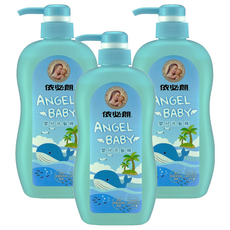 依必朗 Angel Baby嬰兒洗髮精, 600ml, 3瓶