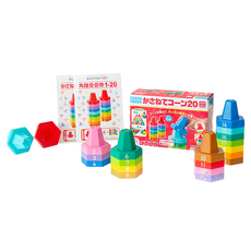 KUMON TOY 角錐疊疊樂 1-20, 1組