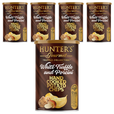 HUNTER'S gourmet 白松露+牛肝菌味 手工洋芋片, 150g, 5罐