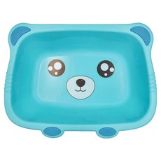 甲克虫 造型臉盆 35x27x8.5cm, 巴迪熊 藍色, 1個