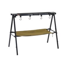 POST GEnERAL 戶外露營架 PG-98216-0014 995 x 770 x 515mm, 玄黑色, 1個