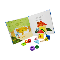 Ed.Inter 起司君和神祕的鑰匙 操作書系列 木質玩具 紙質 1.5歲以上