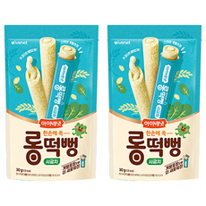 韓國 ivenet 捲心棒, 菠菜口味, 30g, 2袋