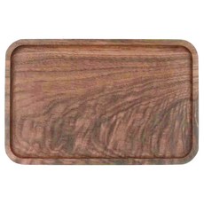 日式原木托盤 胡桃木小, 胡桃木, 25.5 x 16cm, 1個