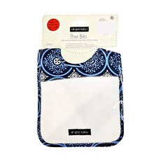 Ah Goo Baby 時尚圍兜 藍色 智能磁扣 美國安全標準, 時尚萬花筒, 19cm x 29cm