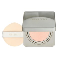 PONY EFFECT 零暗沉柔霧持久水氣墊 SPF50+ PA++++, 001粉嫩白, 1件