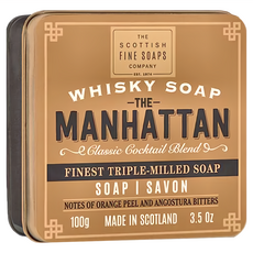 英國 Scottish Fine Soaps 威士忌系列 紳士沐浴皂 - 曼哈頓 Manhattan, 100g, 蘇格蘭製造, 1個