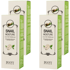 JIGOTT 蝸牛保濕護足霜 軟化乾燥肌膚 修復足部乾裂, 100ml, 1條, 4盒