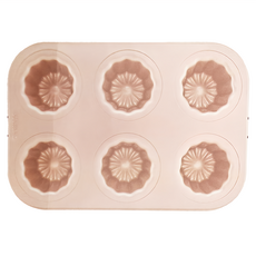 CHEFMADE 學廚 6連不黏可麗露模 WK9864, 26.7x18.1x5cm, 1個