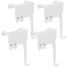 貓咪門後掛勾 免釘免黏, 倒立貓D, 4個