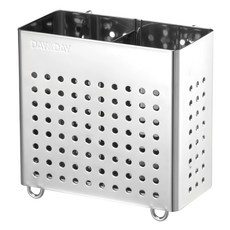 DAY&DAY 日日家居 餐具桶 ST3003-07 雙格 304不鏽鋼 W121 x D75 x H110MM, 1個