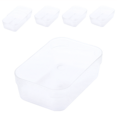 KEYWAY 聯府 特小寶來抽屜整理盒 13.1 x 9 x 4.5cm 6個, 透明色, 1組