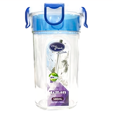 WHOLE HEIGHT 闔樂泰 Tritan 酷鮮雪克杯 580ml 透明, 1個