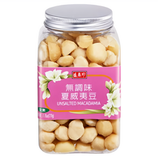 盛香珍 堅果罐 無調味夏威夷豆, 220g, 1罐