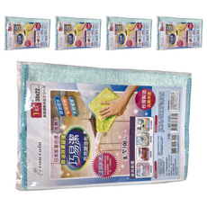 巧易潔 亮亮除油布, 除油吸水 免用洗劑 木質纖維, 30x22cm, 台灣製造, K7482, 5條, 1入