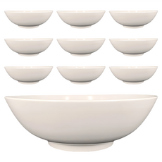 TATUNG 大同磁器 9.25吋湯碗 10入組 單色, 1組