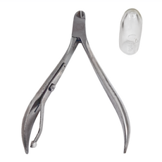 手皮專用剪+套, 規格4.9x9cm, 不鏽鋼材質, 修剪手/足部皮繭及指甲, LS2801, 1組