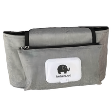 bebenuvo 韓國新款推車掛袋 二代, 防水耐用, 易收納, 灰色, 1個