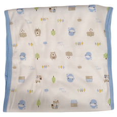 KU.KU Duckbill 酷咕鴨 春夏印花肚圍 L - 可調整自粘魔鬼氈, 伸縮自如, 藍色