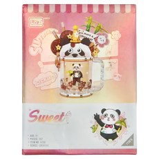 LoZ 積木玩具 4206 雪糕流沙杯, 黑巧可可, 1個