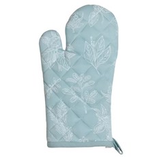 Kela Svea烘焙隔熱手套 100%純棉 左右手皆適用 可吊掛收納, 葉茂, 1個