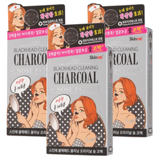 Skinae 黑炭妙鼻貼 清潔毛孔 收斂緊緻毛孔 獨立包裝, 24片, 3盒