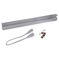 LED T5 1尺一體式支架燈, 6W, 3000K, 110~220V, 黃光, 1個