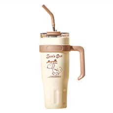 PEANUTS 史努比 冰霸杯, 1個, 1.1L, 米咖色