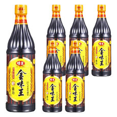 味王 金味王醬油, 780ml, 6瓶