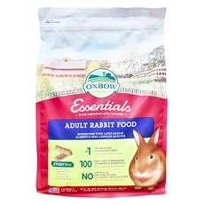OXBOW Essentials系列 成兔飼料配方, 營養完整兔子食品, 4.53kg, 1袋