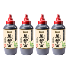 綠的宣言 黑糖蜜 本手造 嚴選黑糖使用, 350ml, 4瓶