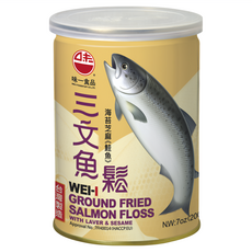 味一食品 海苔芝麻三文魚鬆, 200g, 成分單純，傳統滋味無負擔, 1罐