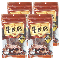 Chiao-E 巧益 五香牛肉乾, 70g, 4包