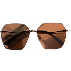 RADIANT STAR 璀璨之星魅力不凡六角金屬框墨鏡太陽眼鏡 U9150