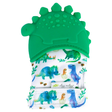 itzy ritzy 咬手手 俏皮恐龍 寶寶手套 固齒器 磨牙棒, 咬咬手套, 1個