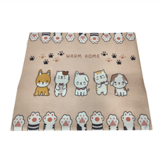 Arbor Home 喬木居家 復古花紋PVC一抹净地墊, 防水防油, 易清潔, 防碎防滑耐用, 100 x 120cm, 寵物之家, 1件
