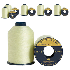 COTTONVILL 高級縫紉機線 色號 C014 1700公尺 100% 聚酯纖維 韓國製造, 6件