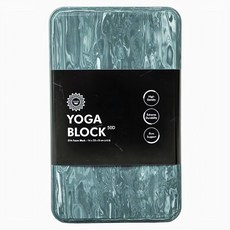 Miracle 墨瑞革 一體成形環保高密度瑜珈磚 50D 逐雲灰 450g, 23 x 14 x 8cm, 1個