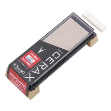 SUEHIRO 雙面仕上 附座 中砥石 CR-3800 3000/1000番, 183 x 63 x 20mm/183 x 63 x 15mm, 1組