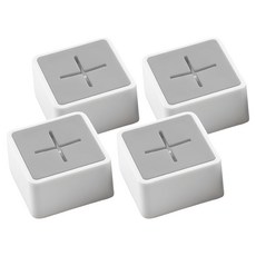 Home of flowers 繁花之家 矽膠毛巾收納塞, 灰白色, 4個