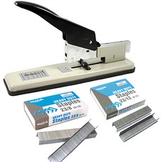 WHASHIN 113 裝訂用釘書機 + 釘書針 H13 8mm + H13 12mm, 混色, 1組