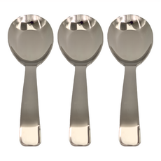 Green Bell 綠貝 大平匙 尖底3入組 #304不鏽鋼, 1組