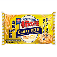 龜田製菓 煙燻味柿種米果 4個裝, 1個, 70g
