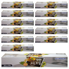 AJ 鋁箔紙 4入, 30cm x 30m, 12盒