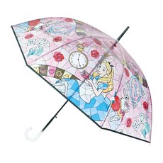 Disney 迪士尼 Alice in Wonderland 愛麗絲夢遊仙境 彩繪玻璃風雨傘, 愛麗絲, 1支