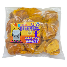 派對水果乾 低糖愛文芒果乾 附分裝袋, 1個, 1Kg