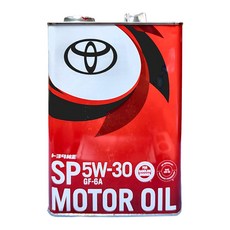 TOYOTA 汽車機油 SP 5w30 GF-6A, 4L, 1個