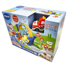 Vtech 嘟嘟聲光互動車 360度旋轉軌道組, 1盒, Multicolor, 57cm