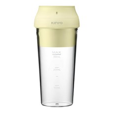 Kinyo 隨行杯充電式果汁機 黃色, AJU-5769